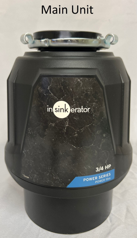 InSinkErator Power 15ss Garbage Disposal - 3/4 HP Stainless Steel - NEW Open Box