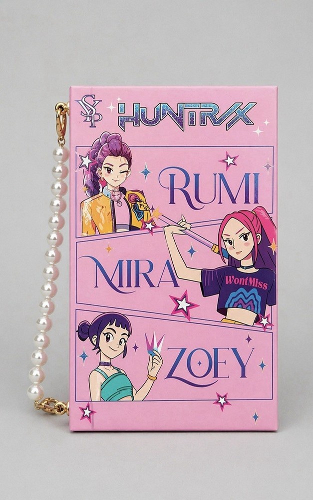 Huntrix KPOP Double-Sided Eyeshadow Palette – Fold-Out Book Style Makeup Palette