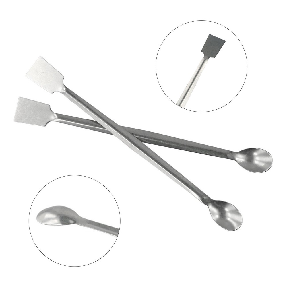 Durable Lab Sampling Spoon Stainless Steel Colour Comfortable Material