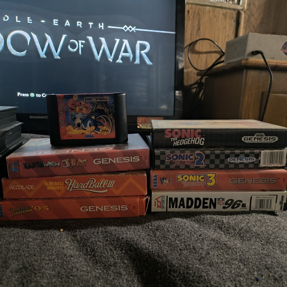 sega genesis model 2 With Controller And Games