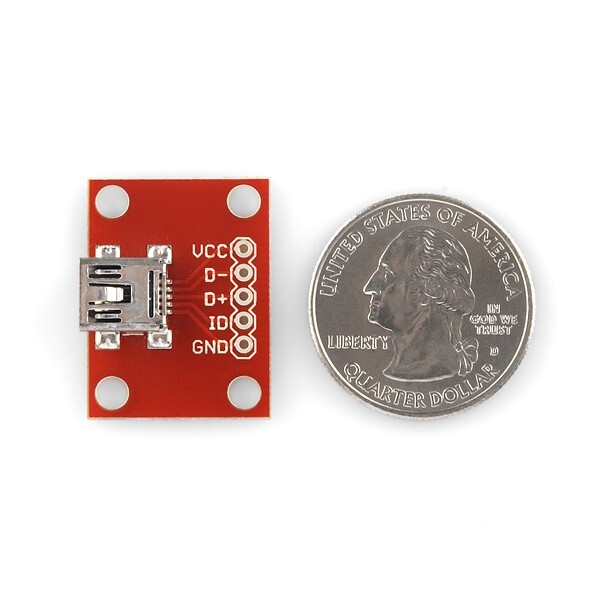 ※ New ※ ~ Sparkfun BOB-09966 ~ USB Mini-B Breakout