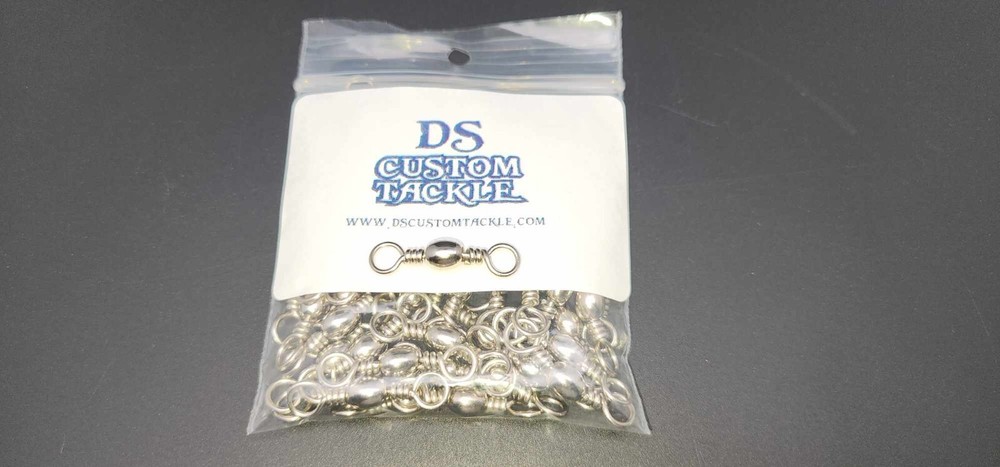 50 nickel Barrel Swivels Size 1/0
