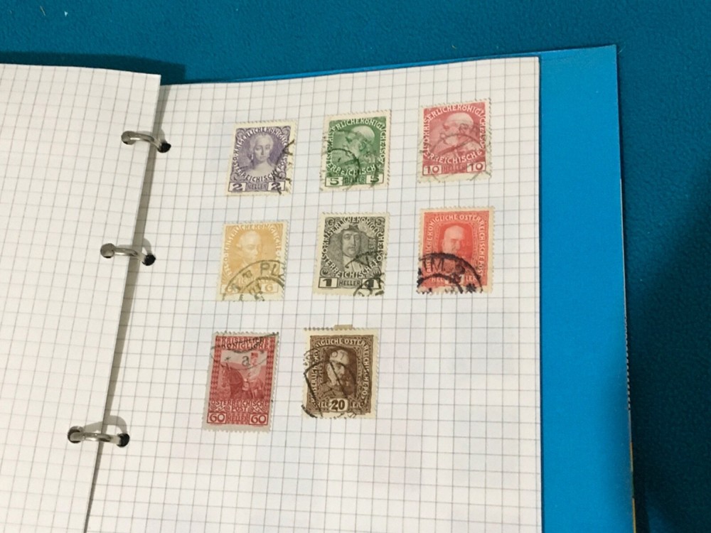 Austria - Classics Collection on Sheets for Ring Binder A5 see photo