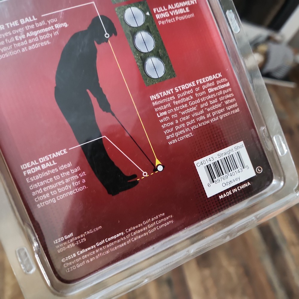 Odyssey Eye-It-Up Golf Alignment Kit Line up Pen Putting Practice Training Aid