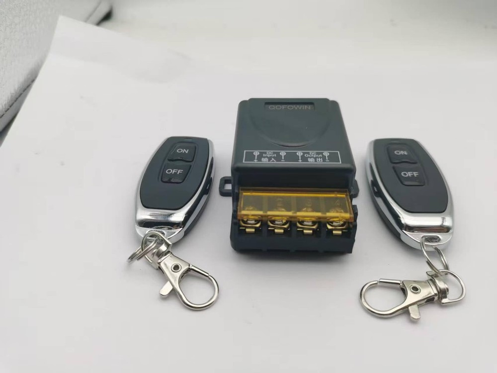 Wireless Remote Switch with 328 ft Long Range,DC 12V-72V/30A relay/328ft