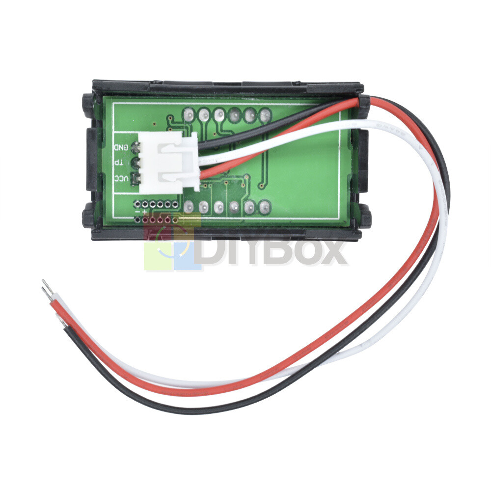 Mini Digital Voltmeter Blue LED Display DC 0V to 99.9V 3 Wires Volt Panel Meter