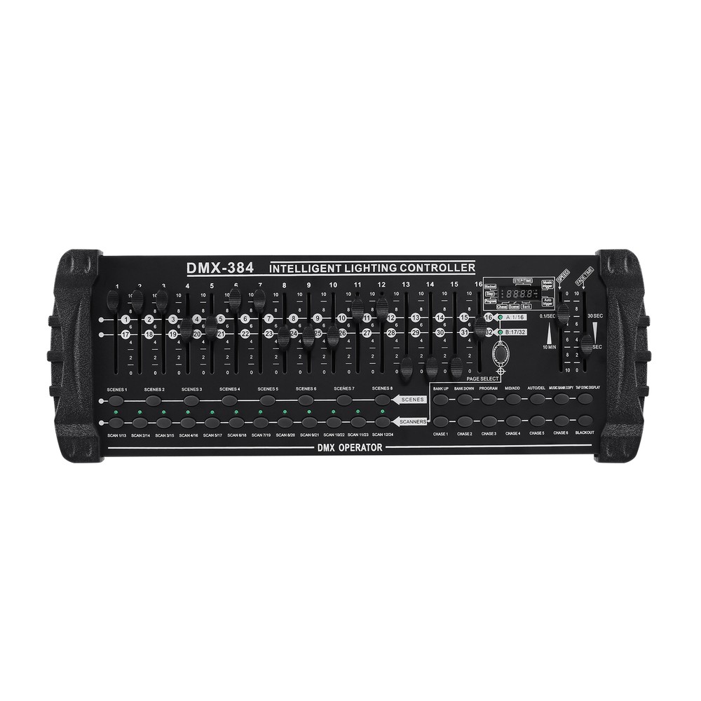 DMX 512 384 Channels Operator Console Controller For Stage Lighting DJ Party