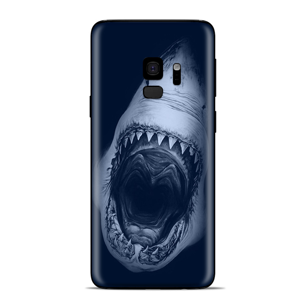 Samsung Galaxy S9 Skins Wrap - Shark attack