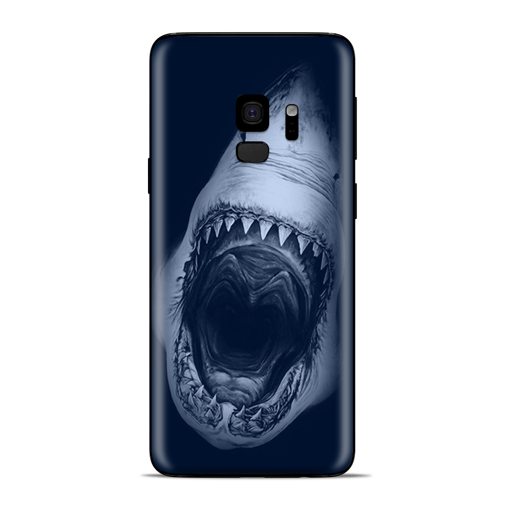 Samsung Galaxy S9 Skins Wrap - Shark attack