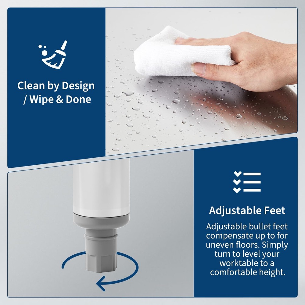 Adjustable Shelf Stainless Steel Kitchen Prep Table 48x30 Inch Work Table