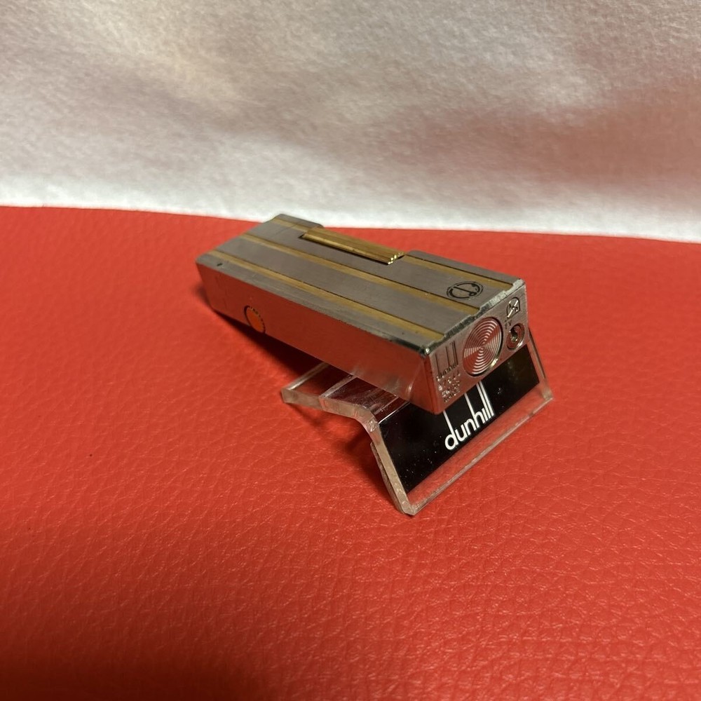 Overhauled Dunhill Rollagas lighter Silver Gold d mark without box