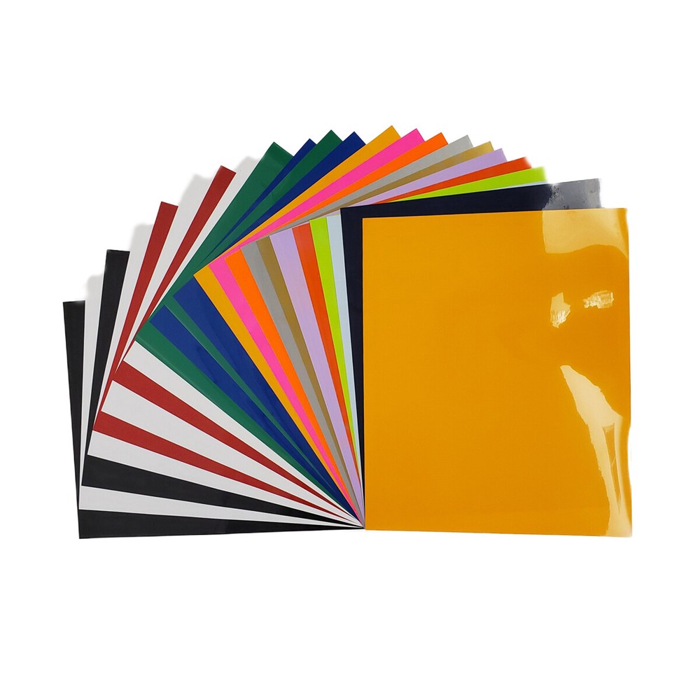 Iris Heat Transfer Vinyl 10"X 12" 25 Sheets Assorted Colors