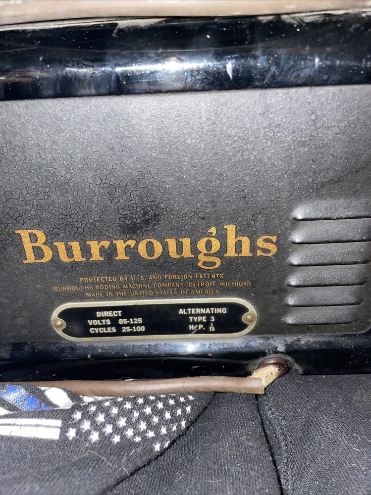 Antique Burroughs Adding Machine 1920s
