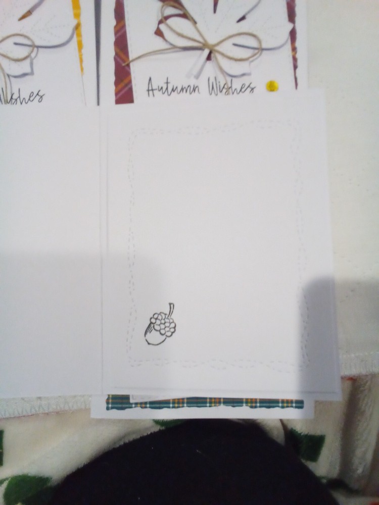 Set of 4 handmade note cards with envelopes