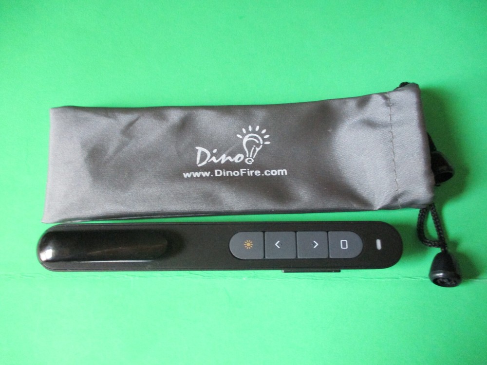 Dino Fire Presentation Clicker Wireless Remote Power Pointer Clicker Laser