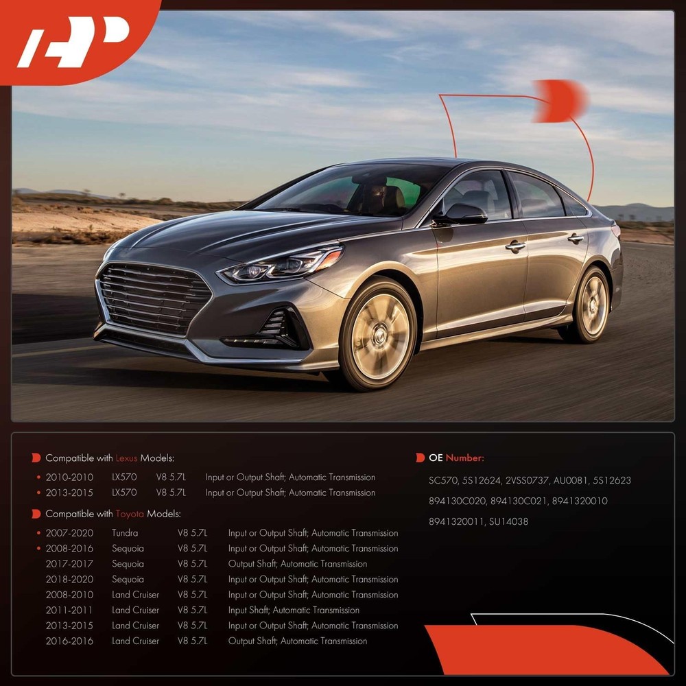 A-Premium Input or Output Automatic Transmission Speed Sensor Compatible...