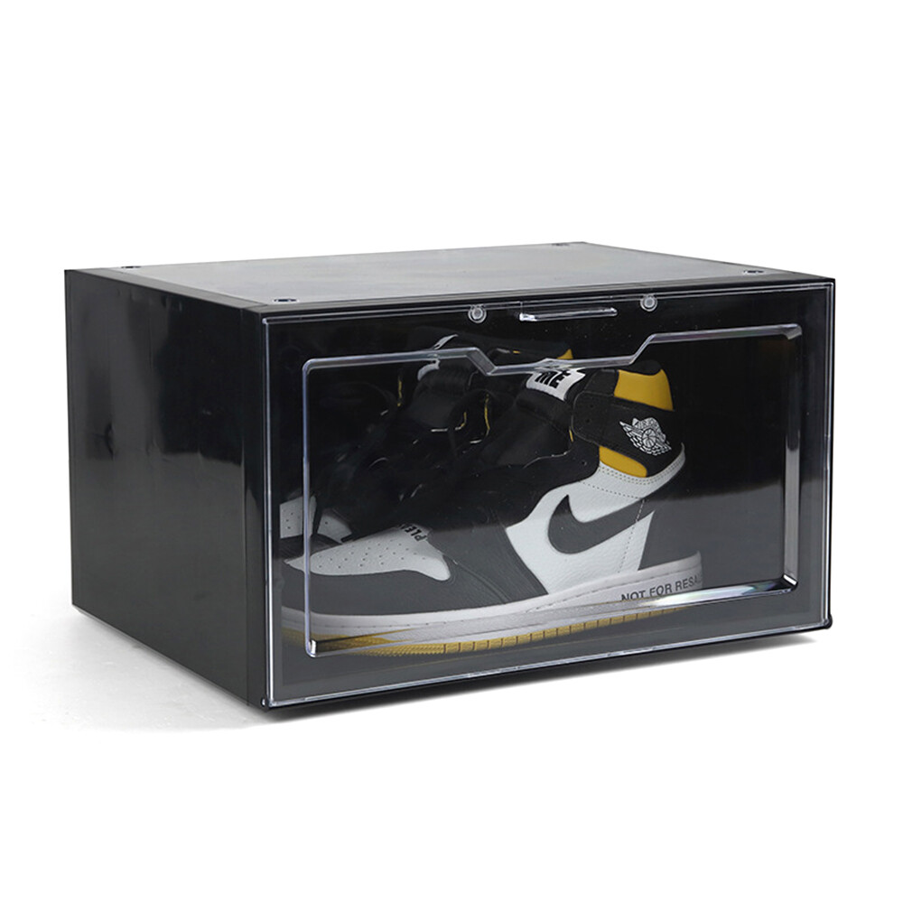 LED Shoe Box Stackable Light Up Sneaker Display Collection Storage Organizer XL