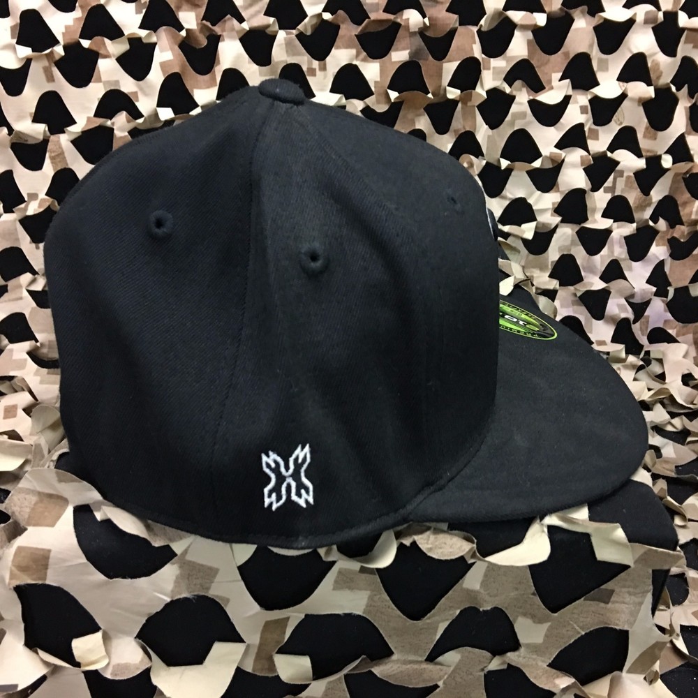 NEW HK Army Flex Fit H Hat - Black - Small/Medium