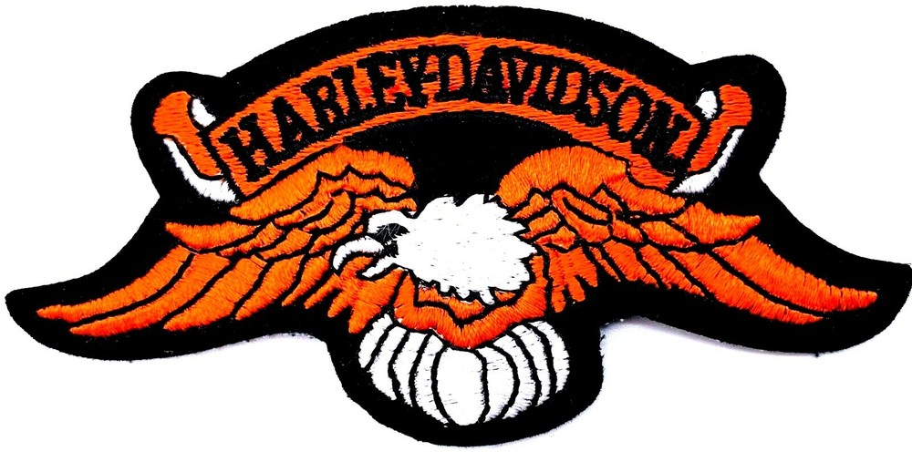 Harley Davidson® Vintage Winged Eagle Arch Patch Emblem
