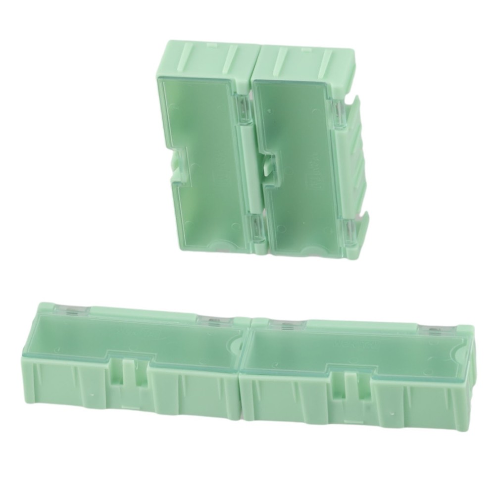 Electronic Components Plastic Storage Box Organizer with Locking Mechanism