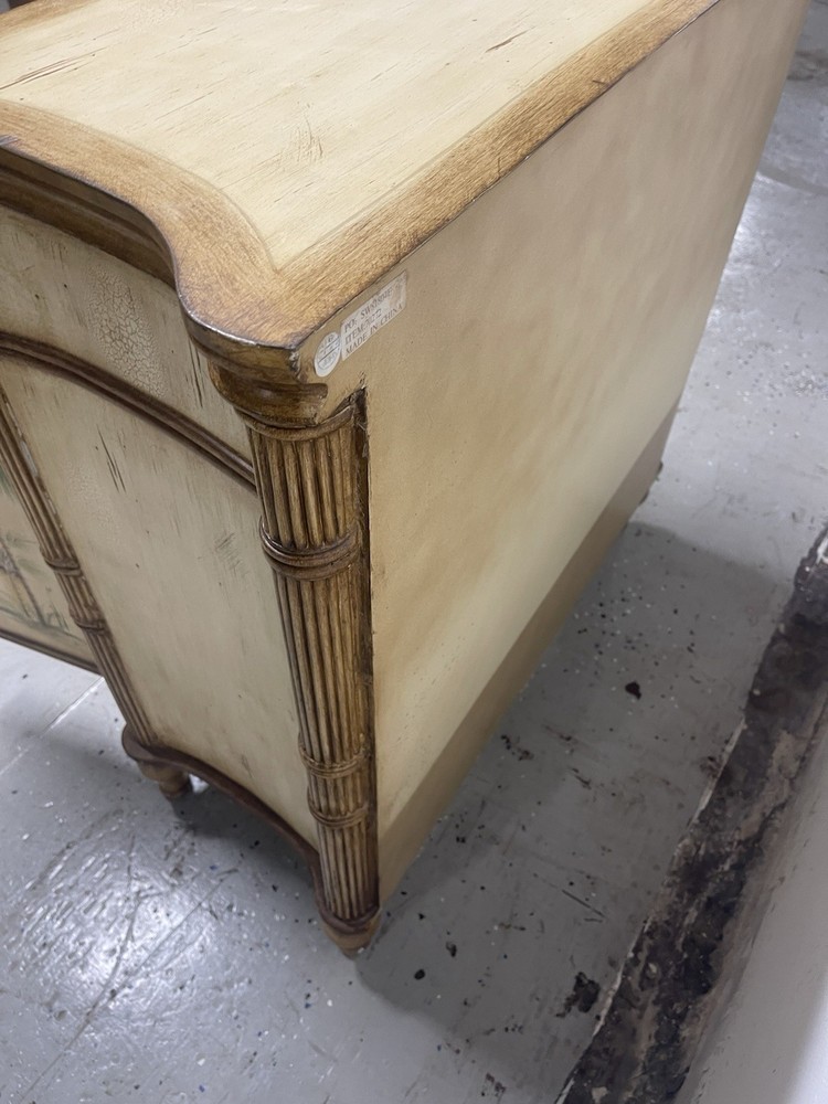 Hollywood Regency Palm Tree Style Cabinet