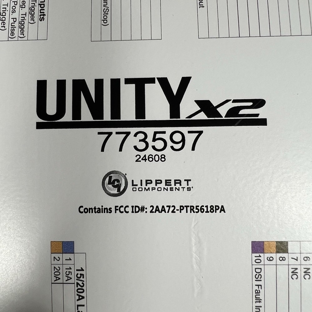Lippert One Control Unity X2 773597 24608 Assembly Control Module Genuine OEM