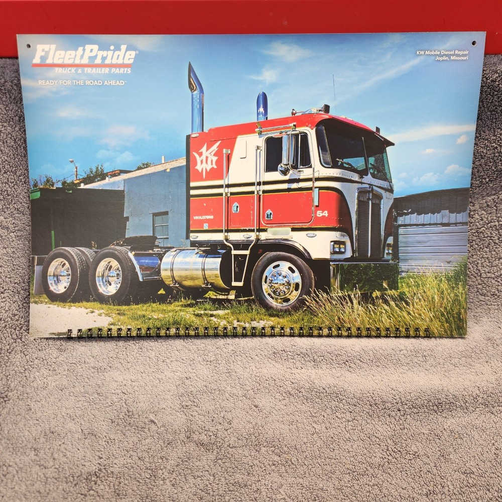 Fleetpride 2019 Calendar. Tractor Trailers. Excellent Condition.