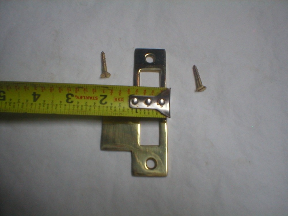 Vintage Solid Brass Striker Plate