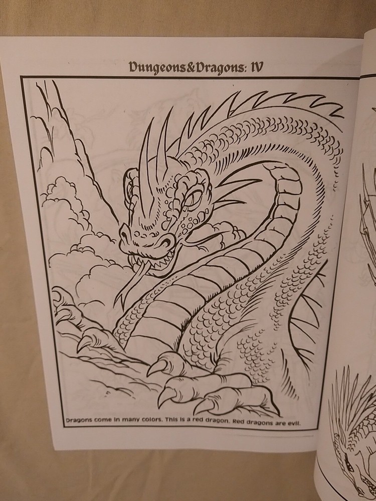 Dungeons and Dragons Coloring Book