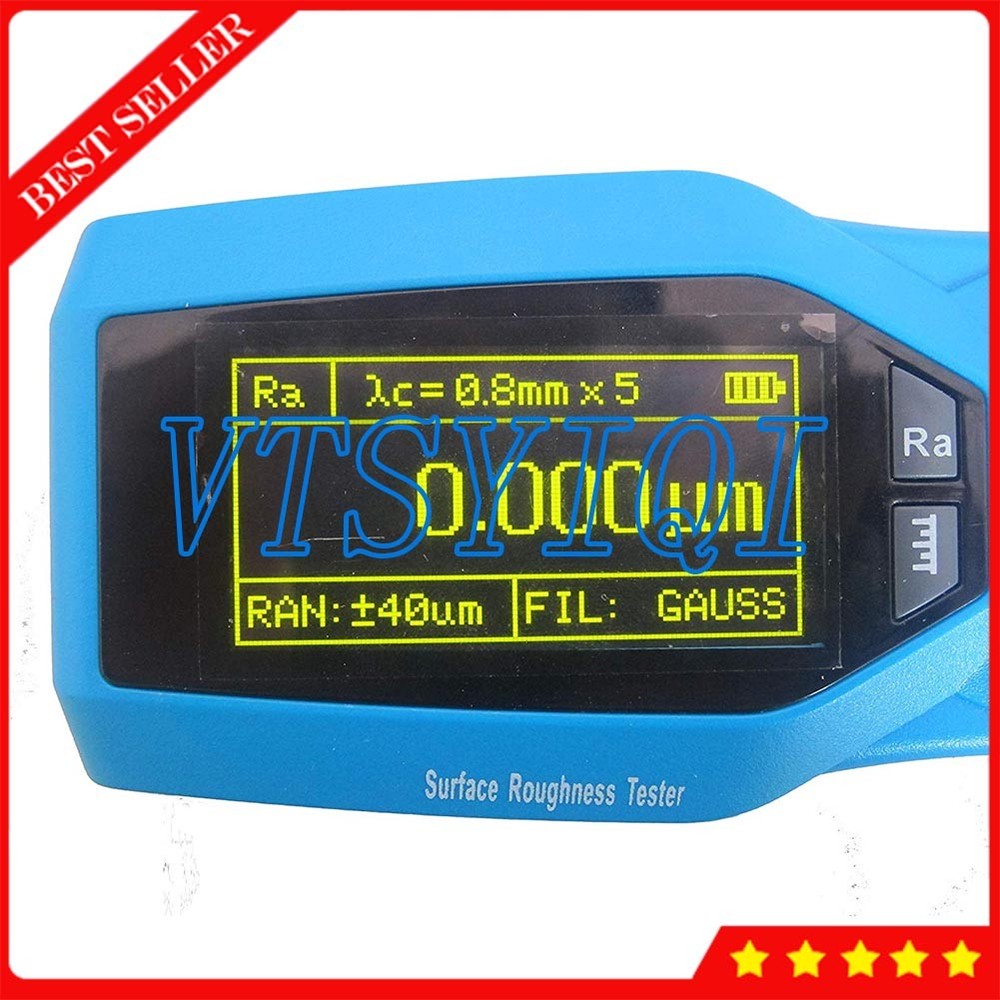 Surface Roughness Tester Gauge Profilometer Tester 14 Parameters Measure