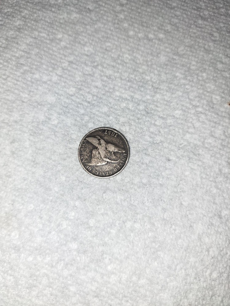 1857   Flying Eagle Cent American Copper