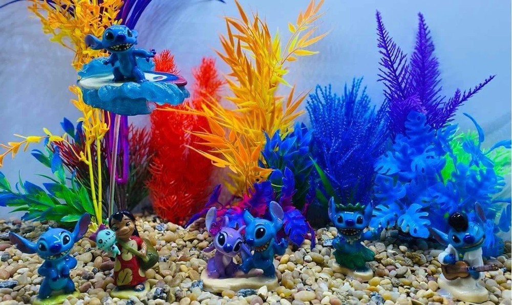 Lilo and Stitch Aquarium decor