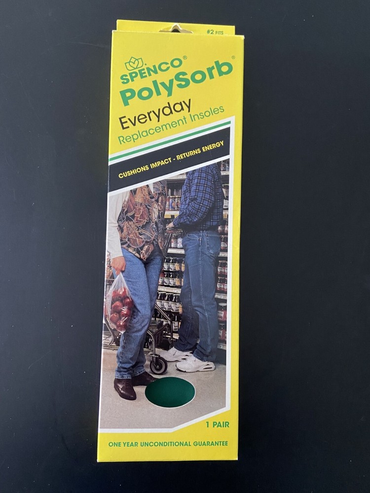 Spenco PolySorb Everyday Replacement Insoles (MULTIPLE SIZES!)