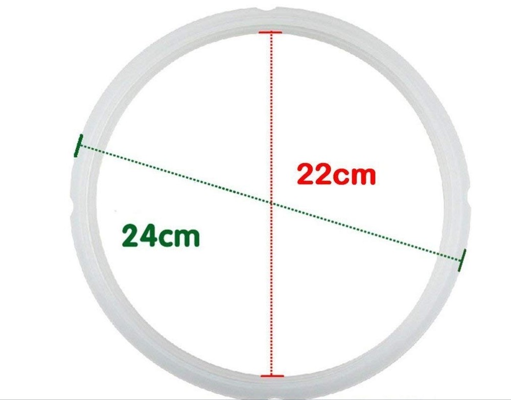 2 Pack Silicone Pressure Cooker Gaskets Compatible 6 Quart Models