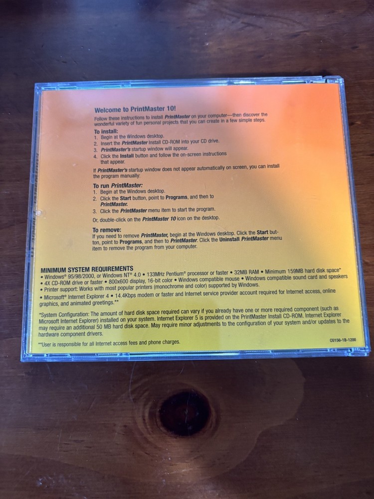 broderbound printmaster classic 10 The Learning Company