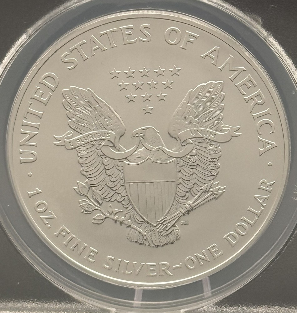 2001 $1 Silver Eagle MS70 ANACS CERT (AO)