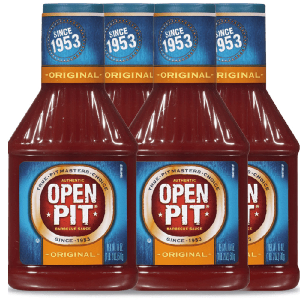 Open Pit Original Barbecue Sauce, Blue Label 18oz (6 Pack)