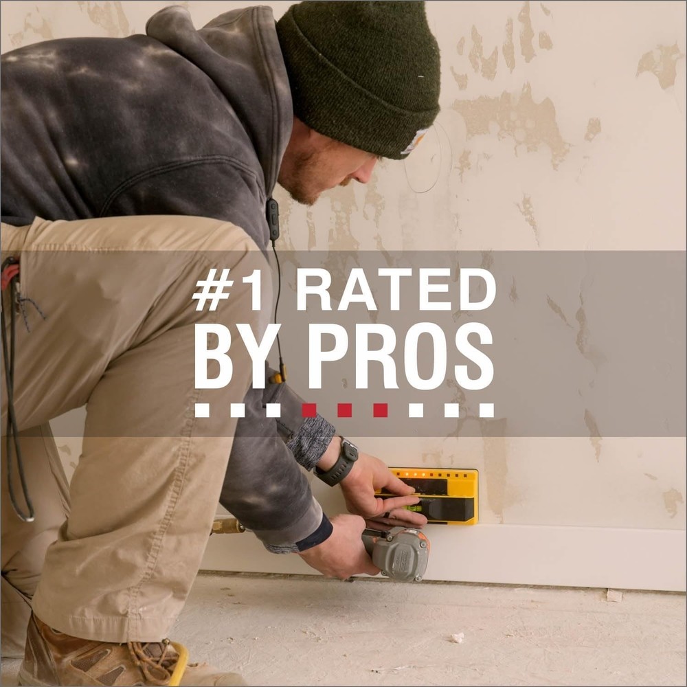 Durable Plastic Stud Finder with Rectangular Shape and User-Friendly Design