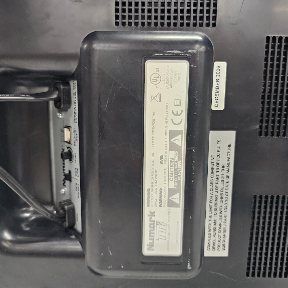 Numark TT USB Turntable Professional (as-is needs needle)