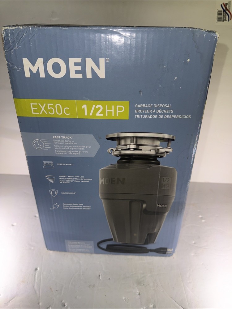 Moen Ex Series Prep 1/2 HP Garbage Disposal EX50C