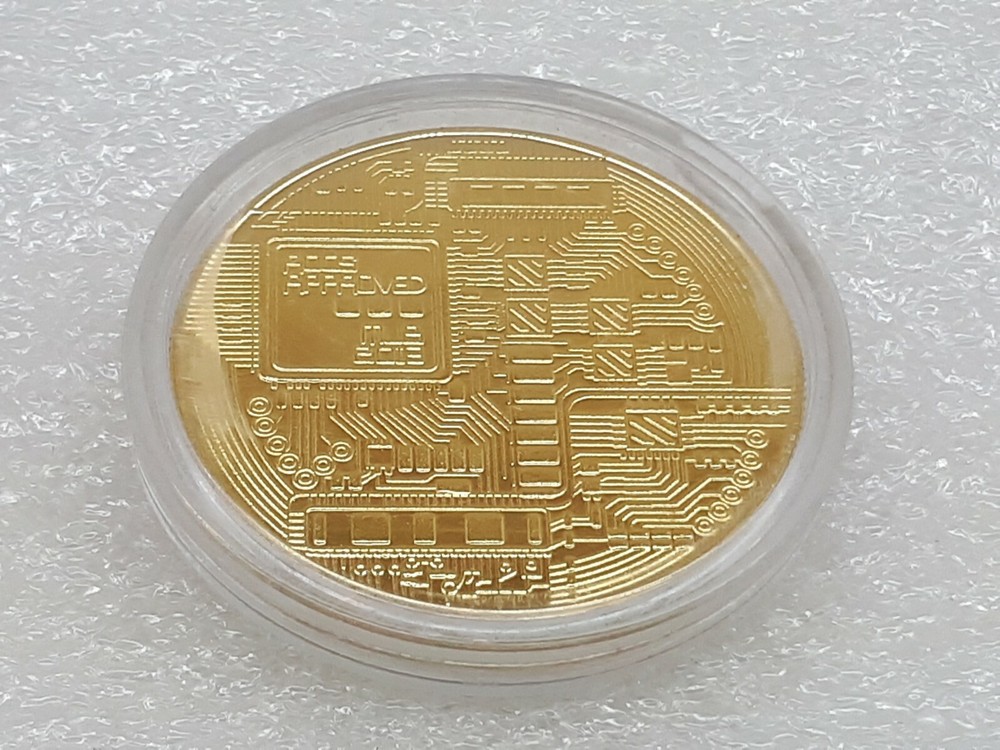 Bitcoin Commemorative Gold Plated