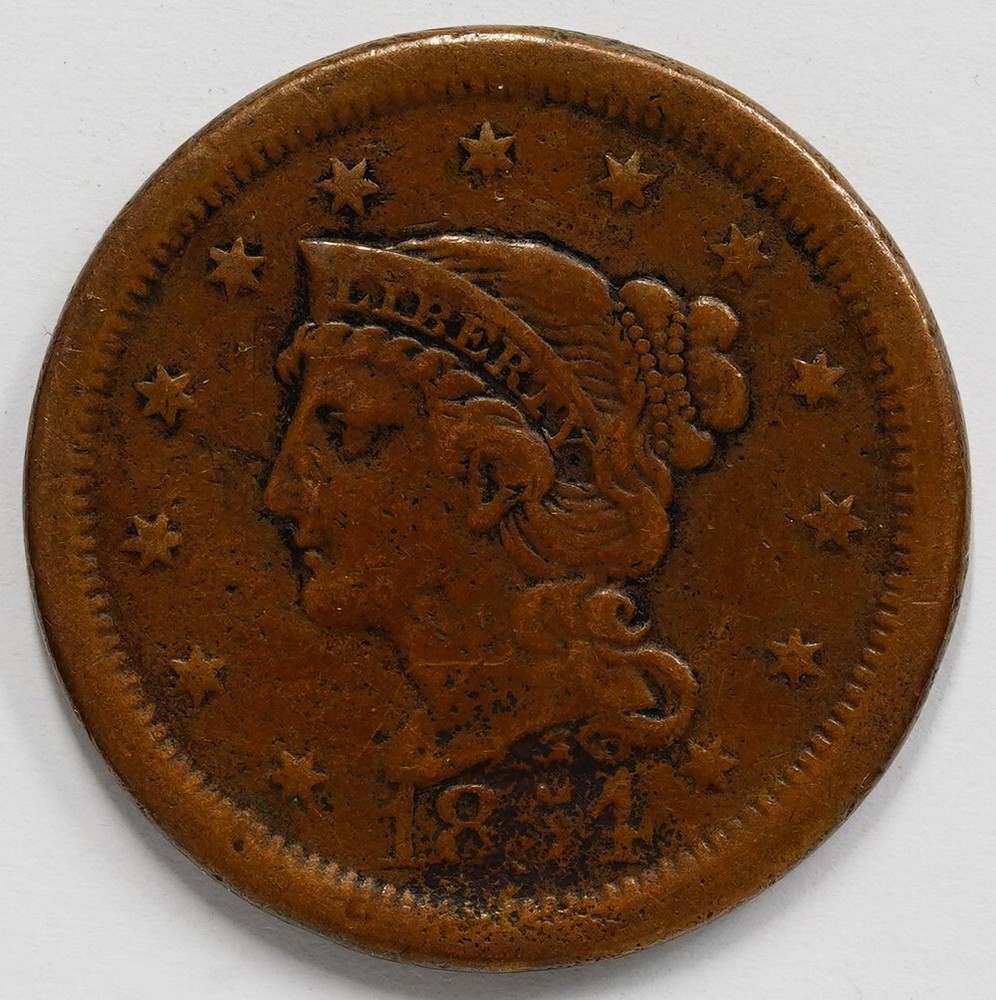 1854 Large Cent