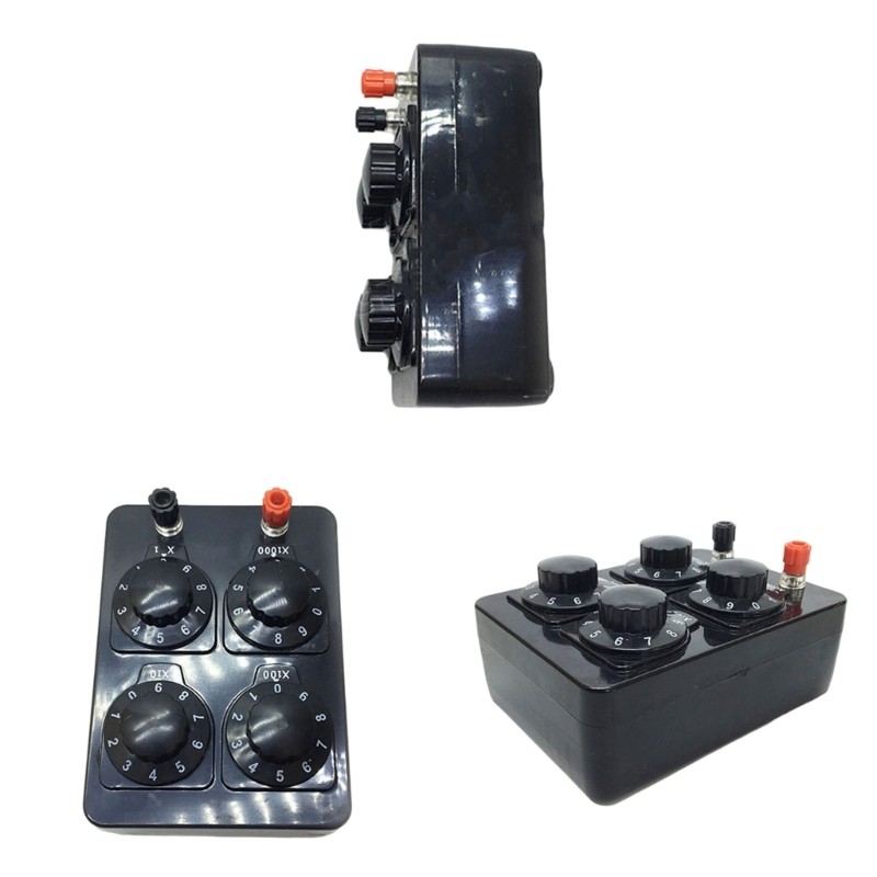 Resistance Box 9999 Ohm Adjustable For Science Education And Engineering Project