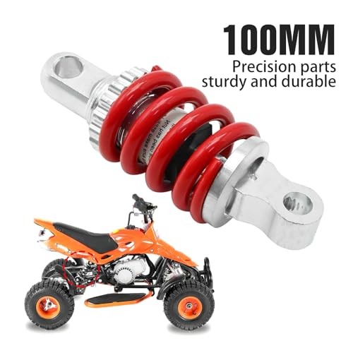 2PCS 100mm Rear Spring Assist Shock Absorber, Adjustable Shock Strut