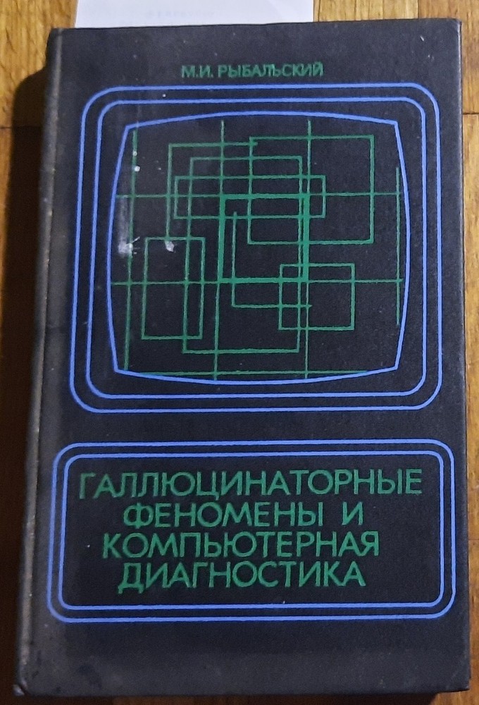 Russian Book Digital Artificial Intelligence Computer Diagnostics Hallucinatory