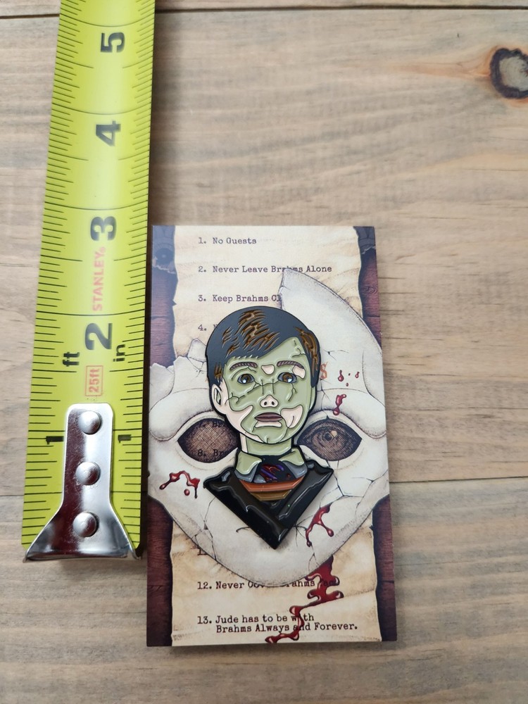 The Boy Brahms Soft Enamel Pin 2"