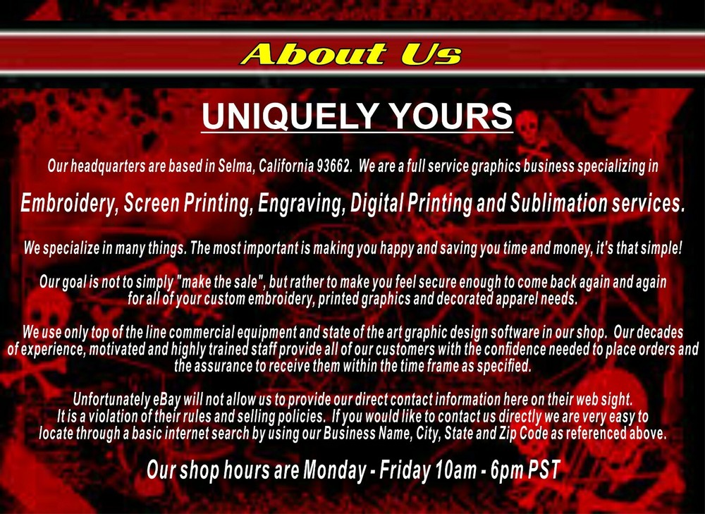 13" REFLECTIVE 6 PC SET CUSTOM EMBROIDERED ROCKER PATCH 3M® MOTORCYCLE MC BIKER