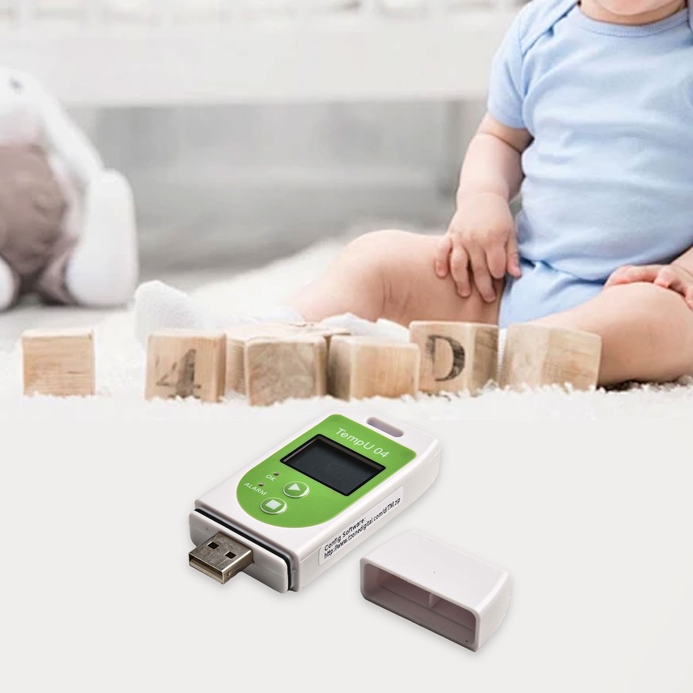 USB Temperature Data Logger for Storm and Tram Conditions Auto PDF Report