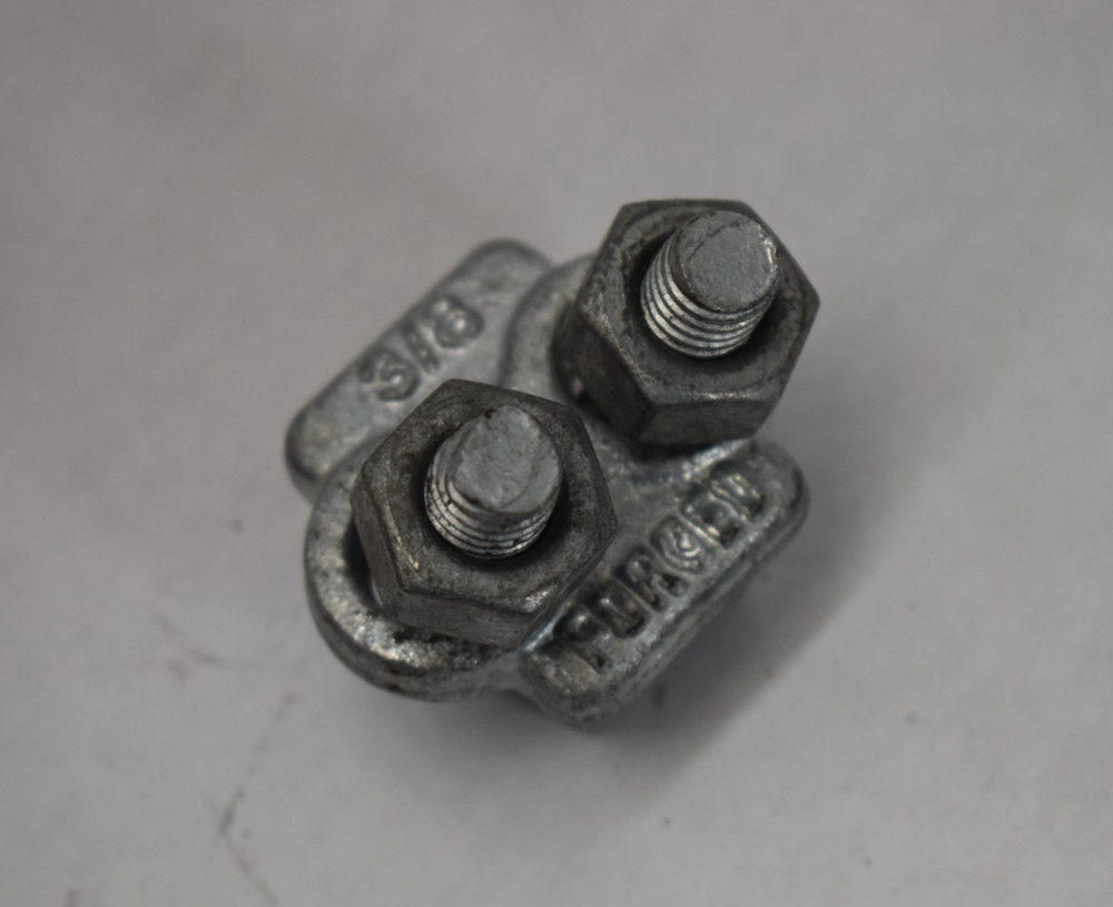 3/8" Galvanized Wire Rope Clip Forged