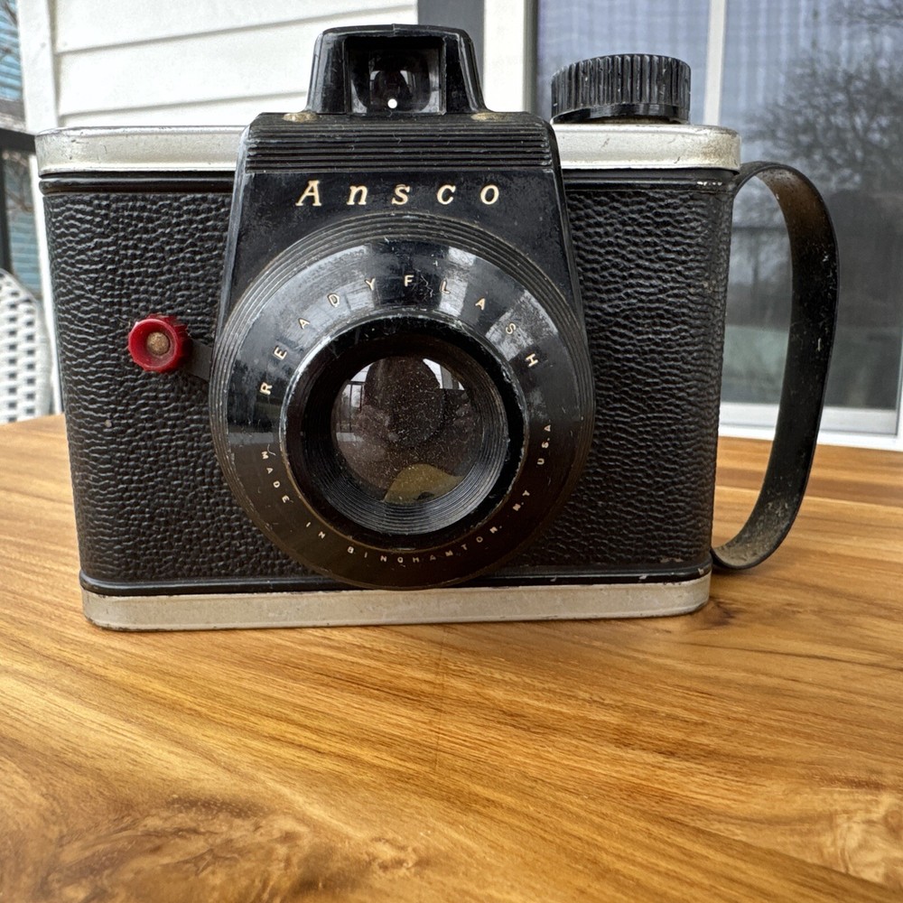 Vintage Ansco Ready Flash Box Camera – Untested, Classic Retro Film Camera